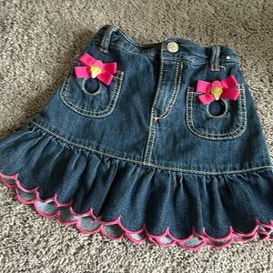Gymboree Jean skirt 6T